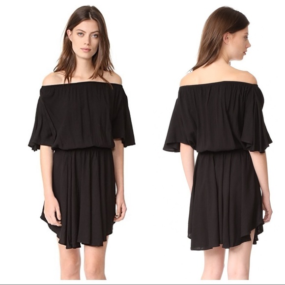 MLM Off-Shoulder Black Dress - Picture 1 of 8